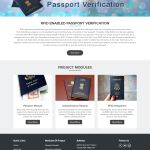 RFID Enabled Passport Verification Report Synopsis Source Code