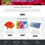 RFID Based Ration Card System Report Synopsis Source Code