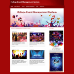 College Event Management System Report Synopsis Source Code
