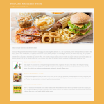 Food Court Management System Report Synopsis Source Code