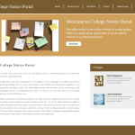College Notice Portal Report Synopsis Source Code
