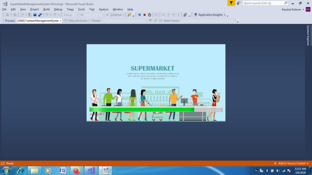 Super Market Management System — VB.NET & C# Semester Project