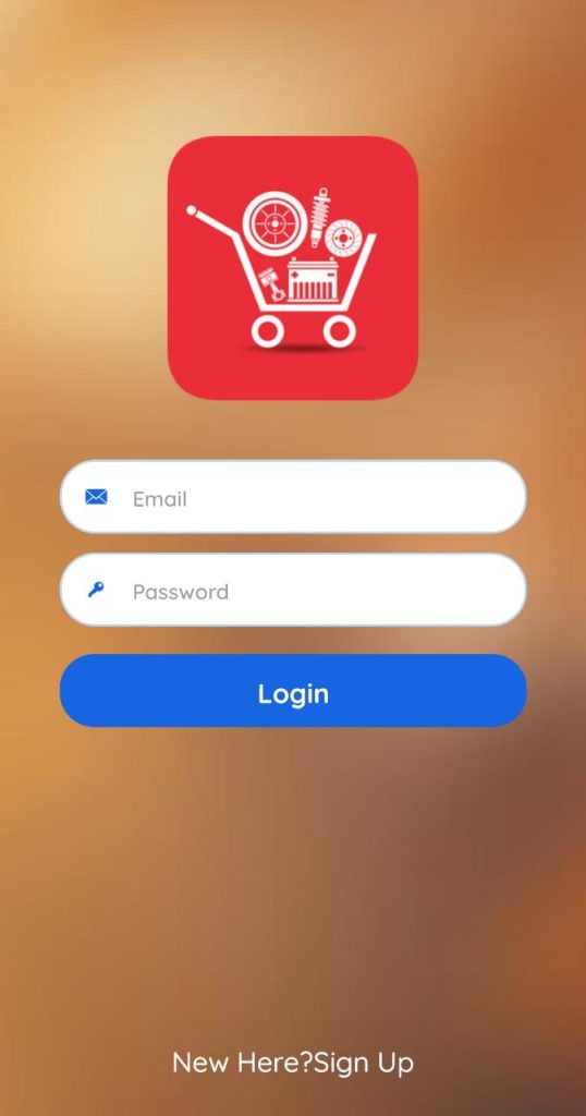 Spare Part Ordering Android Project