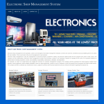 Electronic Shop Management System Report Synopsis Source Code