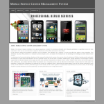 Mobile Service Center Management System Report Synopsis Source Code