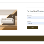 Furniture Store Management System Report Synopsis Source Code