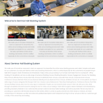 Seminar Hall Booking System Report Synopsis Source Code