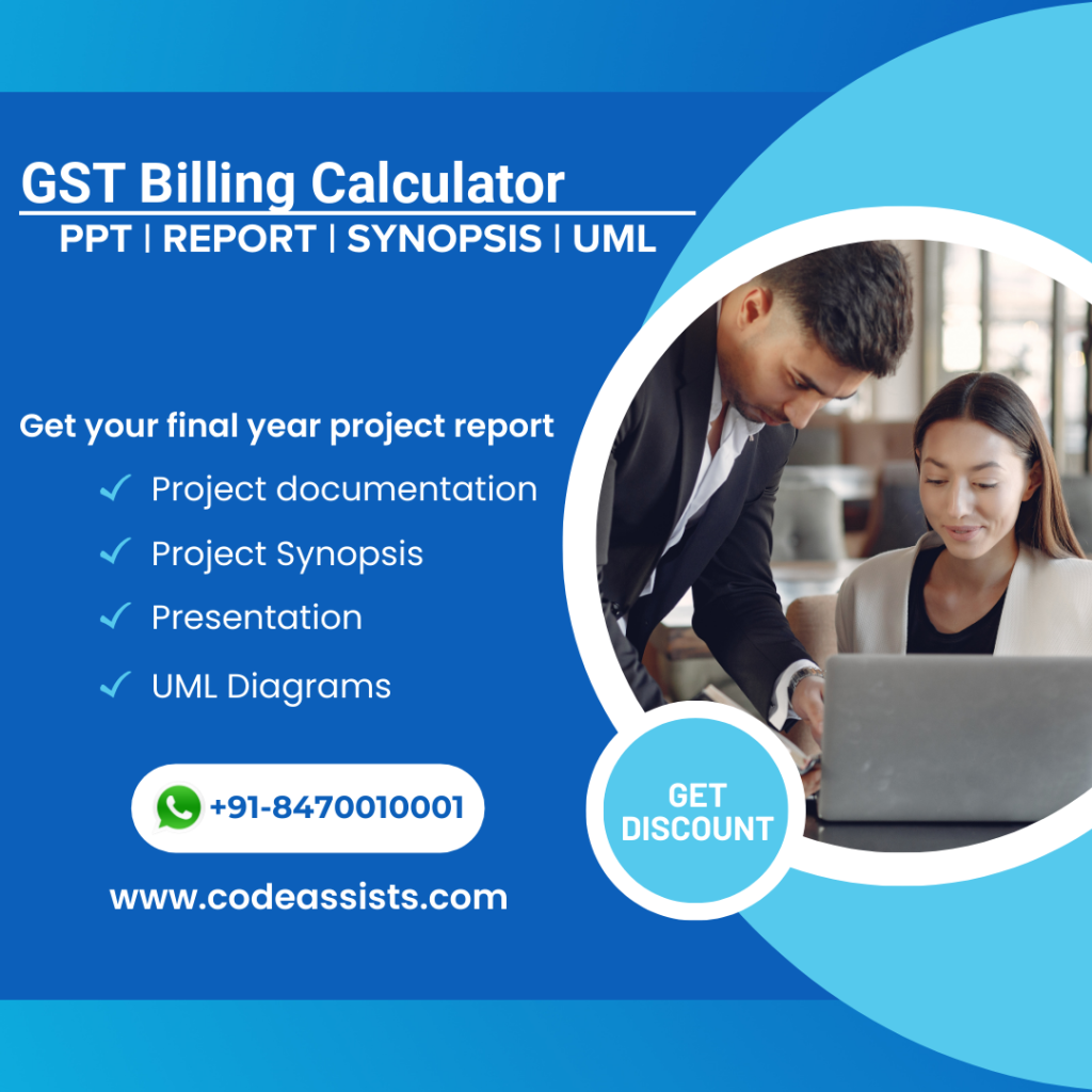 GST Billing Calculator | Project Report PDF Download