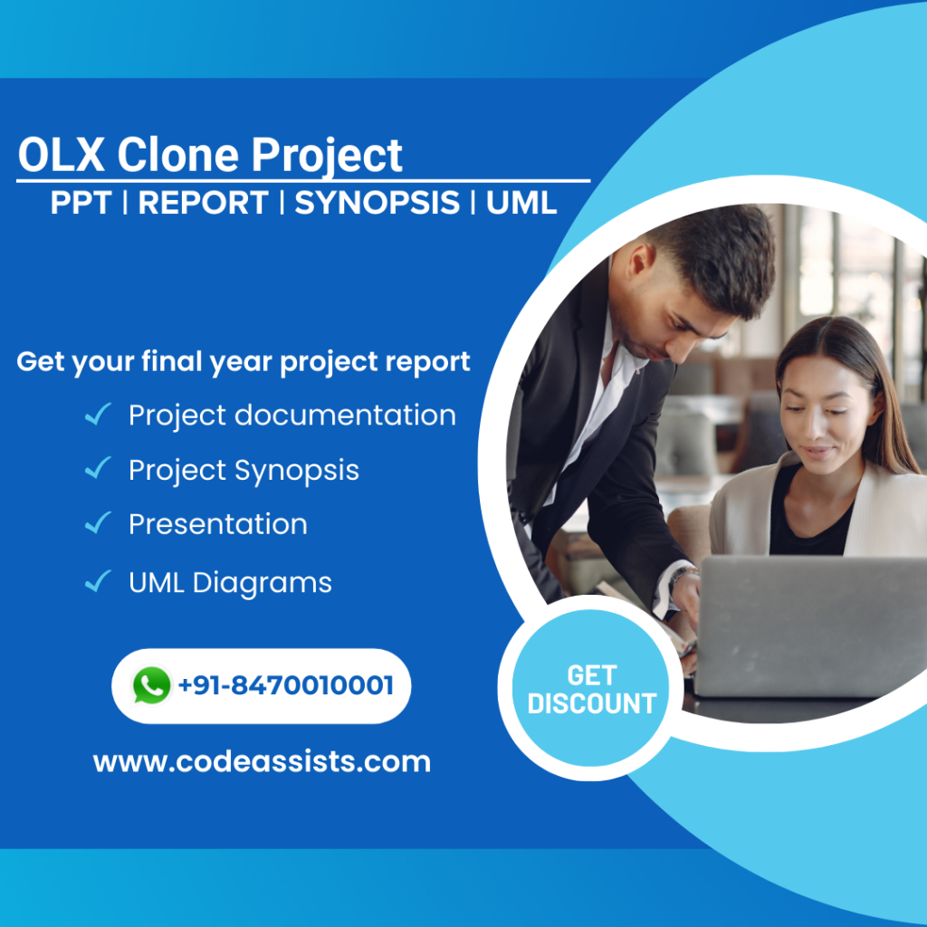 OLX Clone Project | Project Report PDF Download