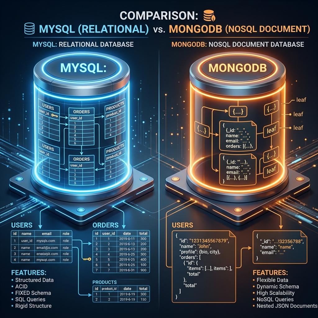 How to Choose the Right Database for Your Academic Project: MySQL vs MongoDB