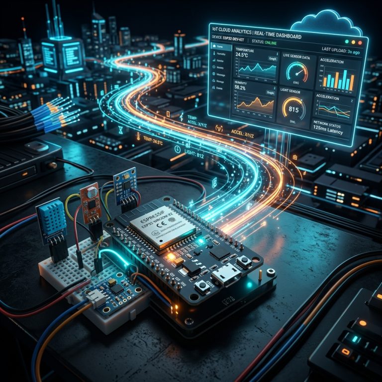 IoT & Hardware Embedded Systems: Connecting Sensors to Real-Time Cloud Dashboards